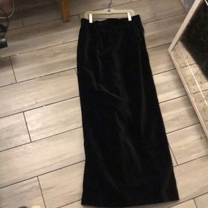 Vivienne Westwood Maxi Velvet skirt sz 42